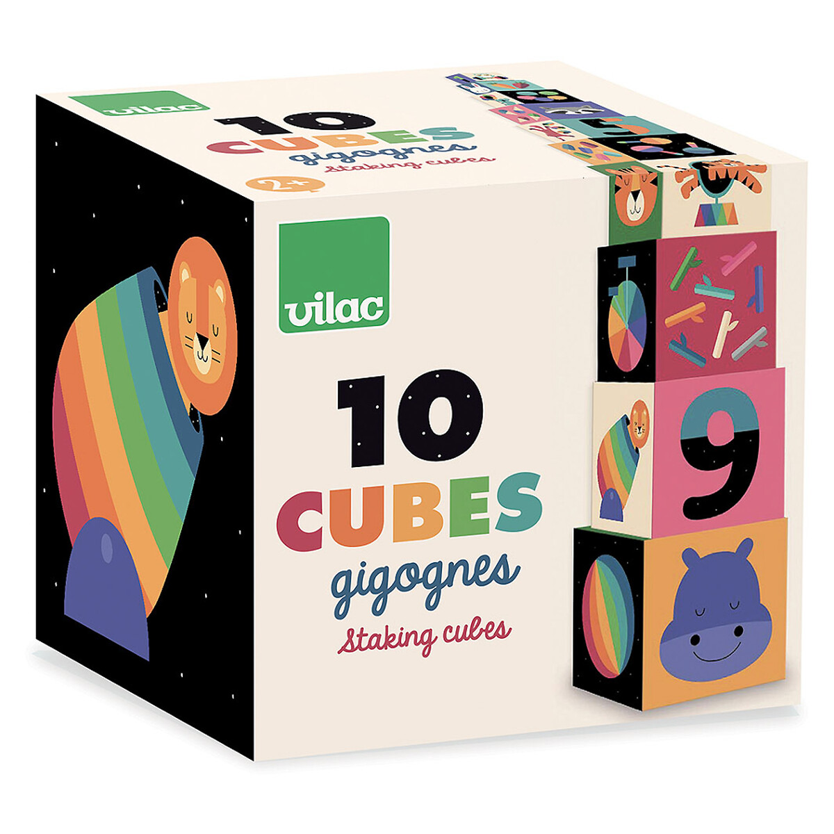 Cubes gigognes arc en ciel Andy Westface multicolore, VILAC
