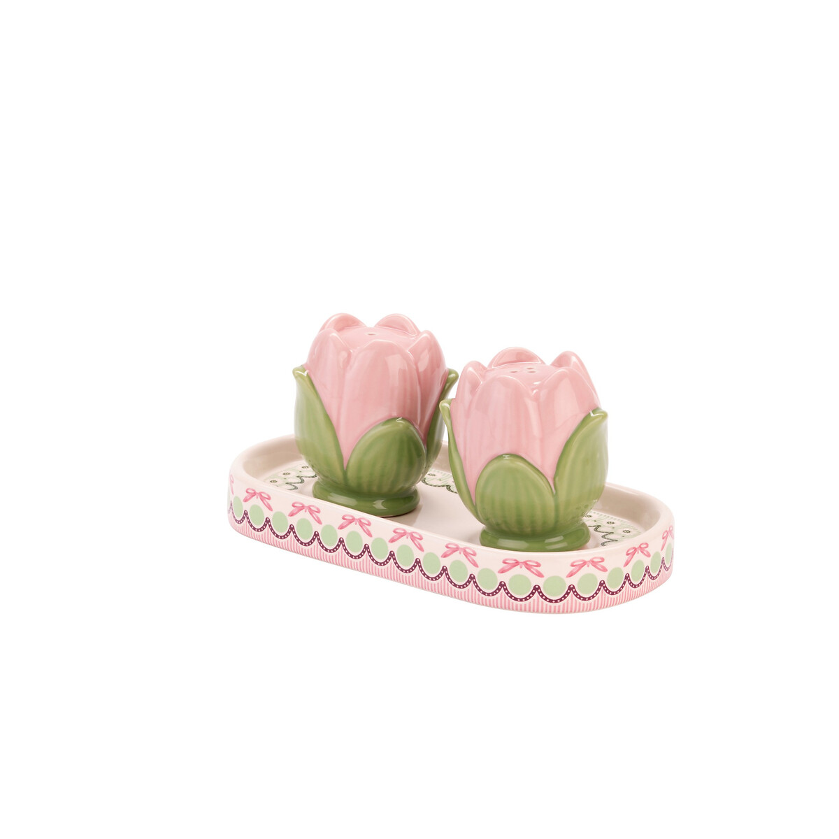 Spitalfields Silk Salt & Pepper Shaker Set pink, CATH KIDSTON