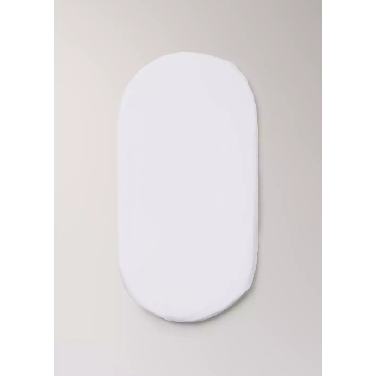 Drap-housse mini berceau percale de coton piqué blanc, MANGO HOME