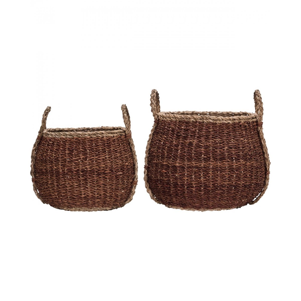Lot de 2 paniers de rangement Rangi marron, HOUSE DOCTOR