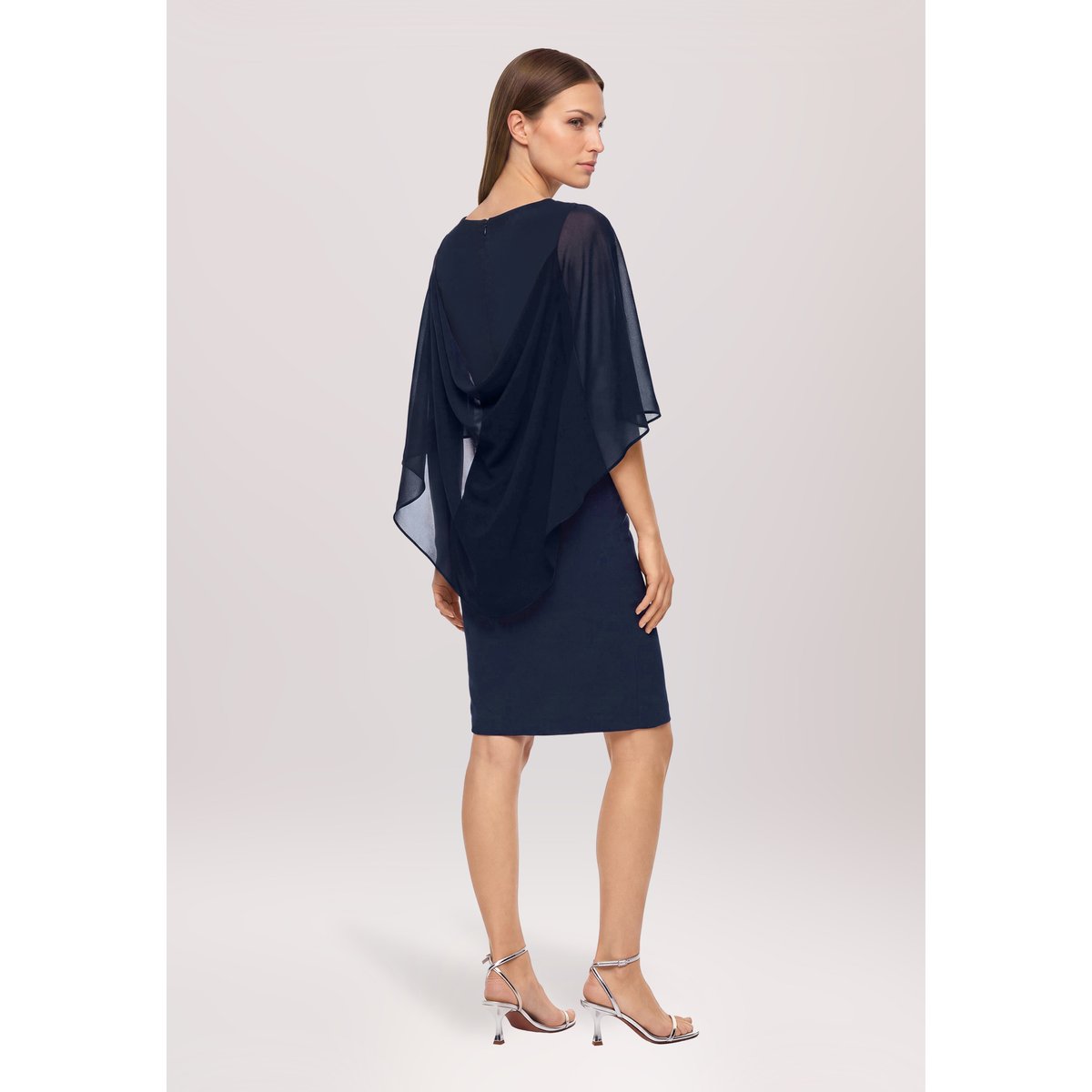 Robe de cocktail à fronce night sky, VERA MONT