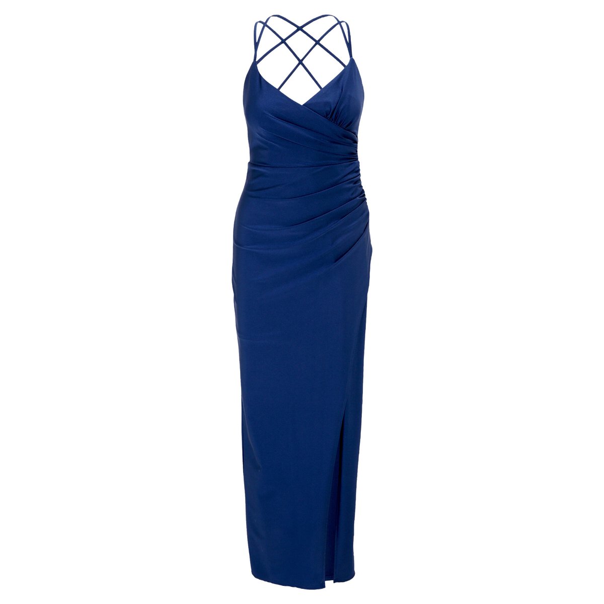 Robe de soirée près du corps festival blue, VERA MONT