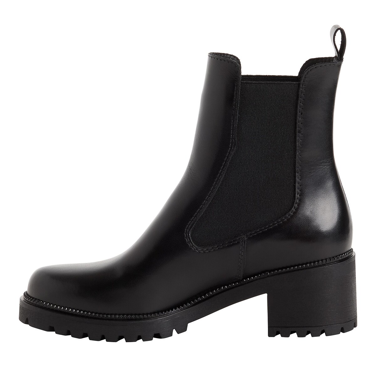 Leather Chelsea Boots black, TAMARIS