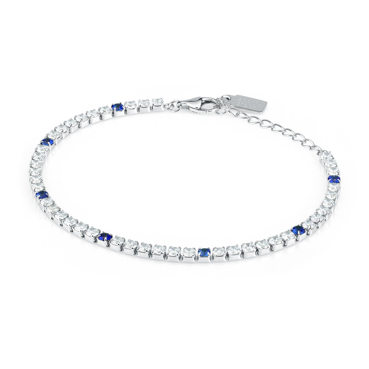 Bracelet SILVER argent, bleu, LA PETITE STORY