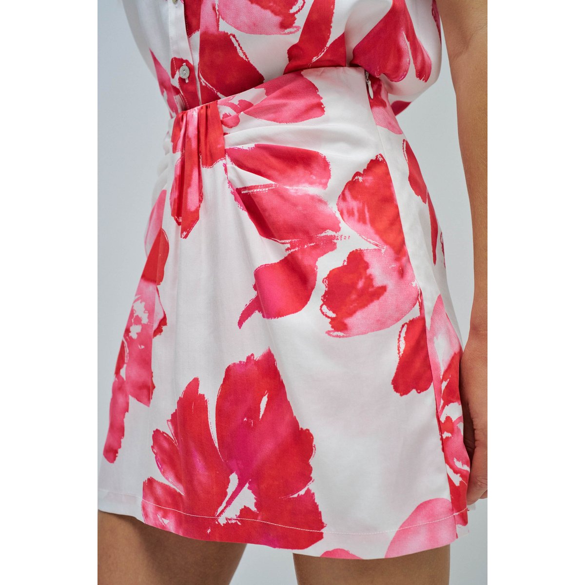 SKORT À MOTIF FLORAL rouge, SALSA JEANS