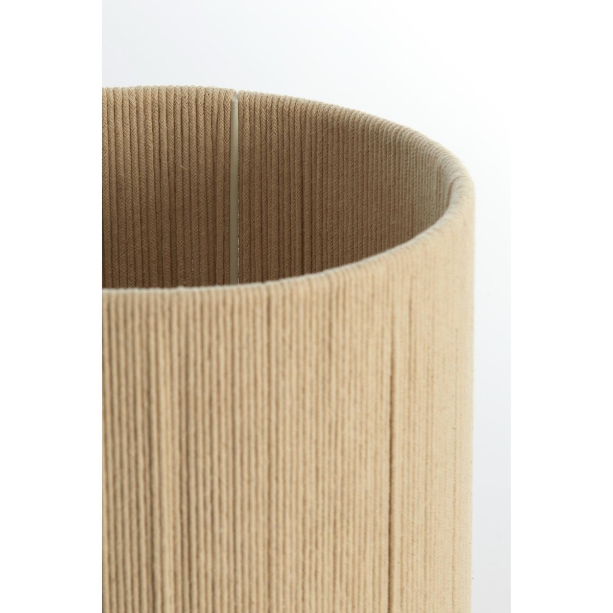 Abat-Jour Textile MEDAN crème, LIGHT & LIVING
