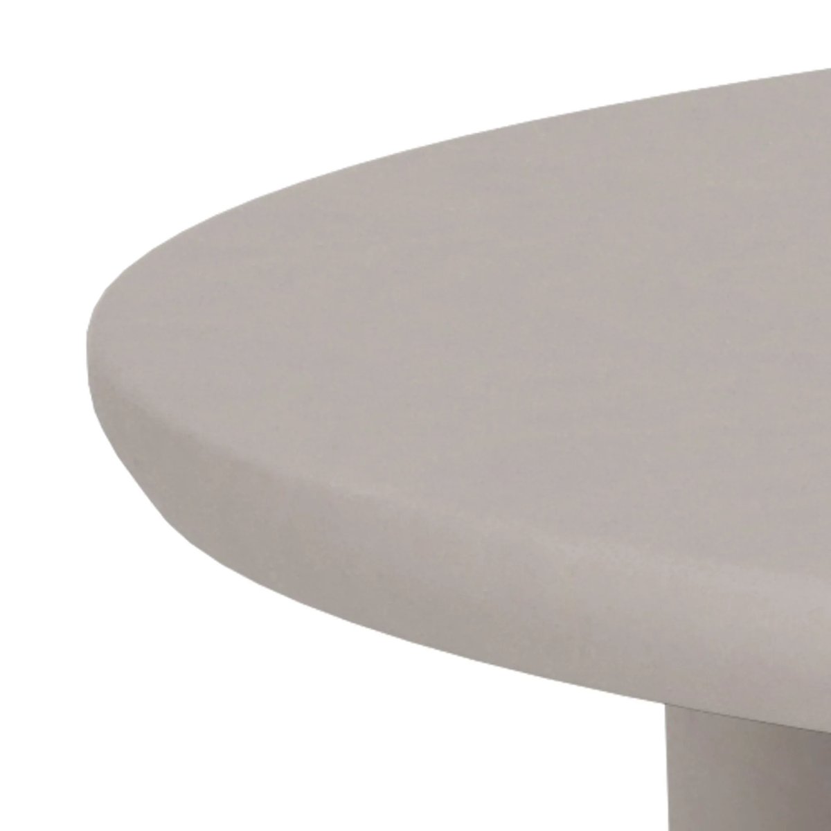 Table à manger ronde design L120 gris 4 places - MAGDA gris, HELLIN, DEPUIS 1862