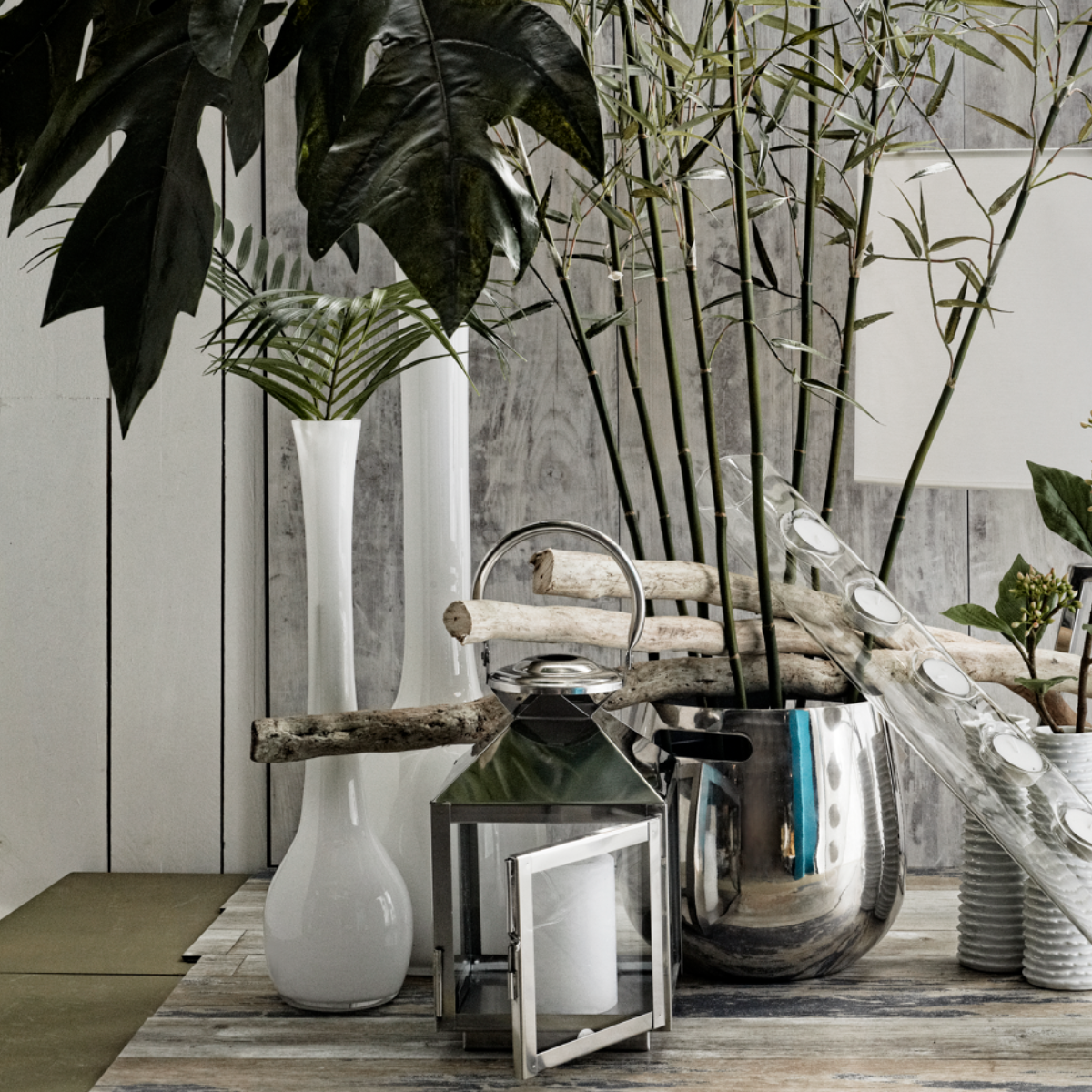 Vase décoratif H80 CHARM transparent, SIA