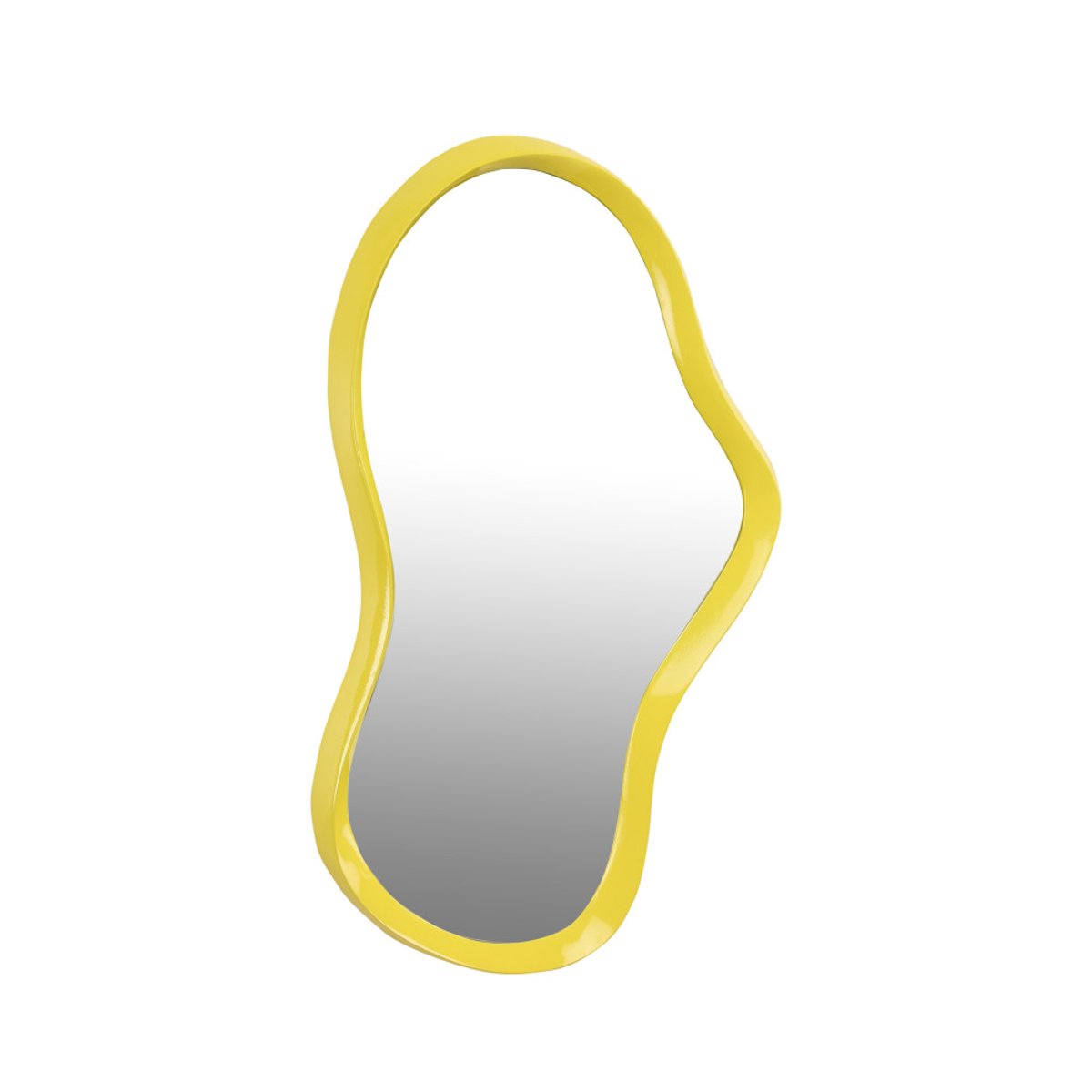 Miroir de forme organique 33x63cm- PARMA jaune, DRAWER