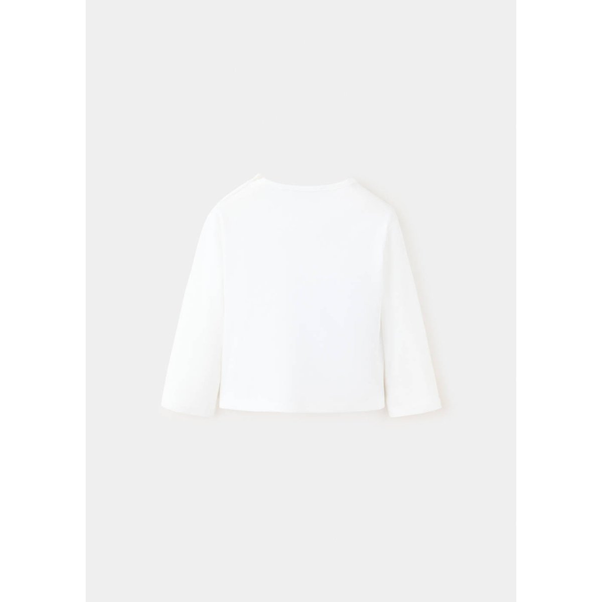 T-shirt détail imprimé blanc cassé, MANGO BABY