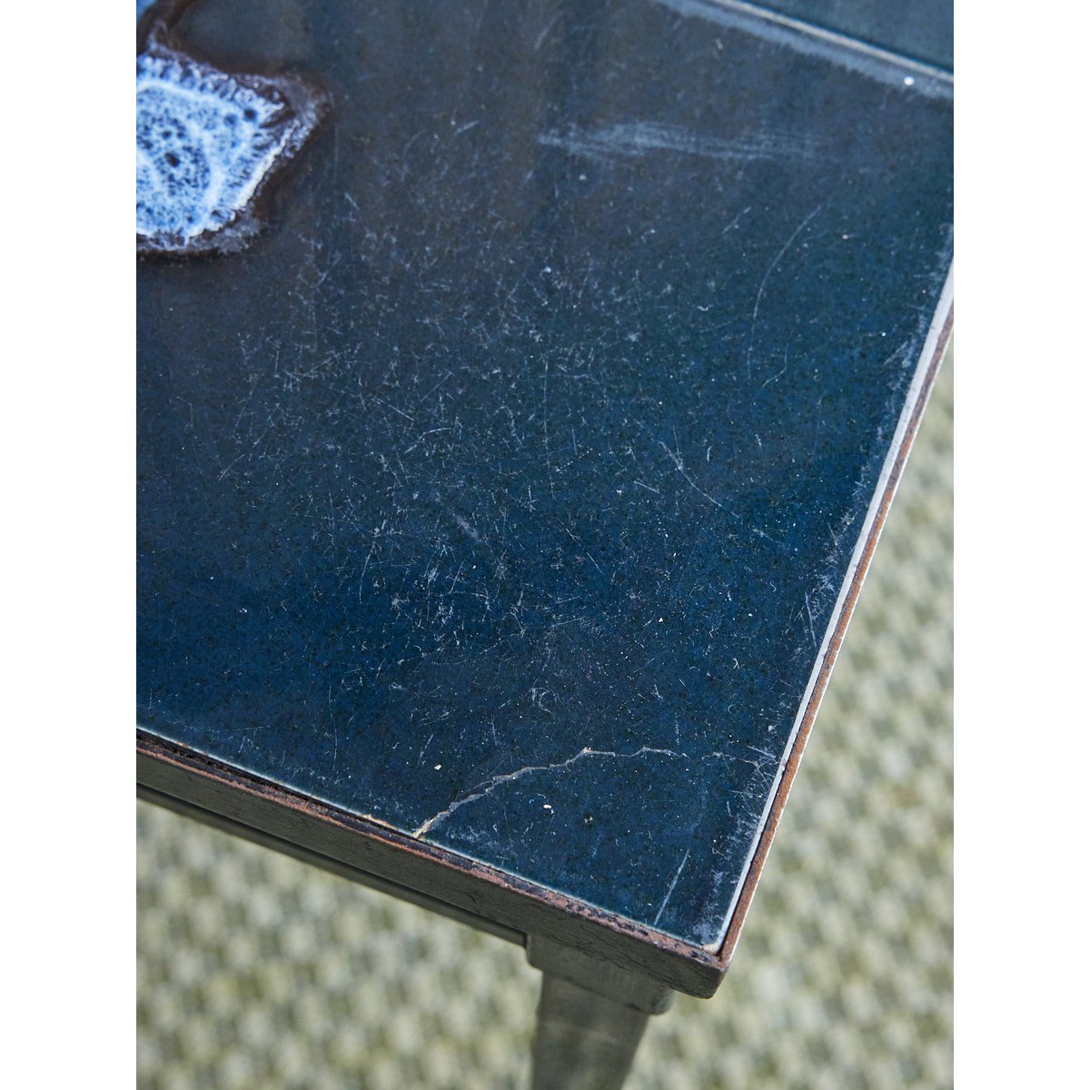 Table basse en céramique années 60 Donna N°1102 - Bon état noir, DEBONGOUT
