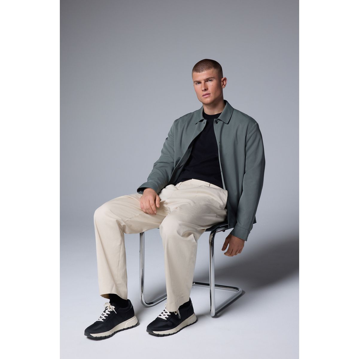 Veste coach vert sauge, NEXT