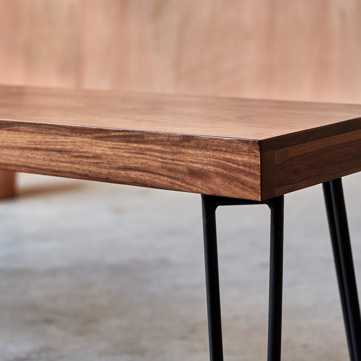 Banc en Palissandre massif, HELGA marron, TIKAMOON