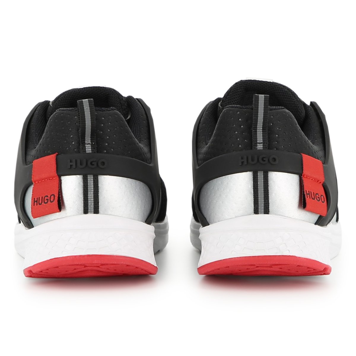 Baskets basse à lacets black, HUGO KIDSWEAR