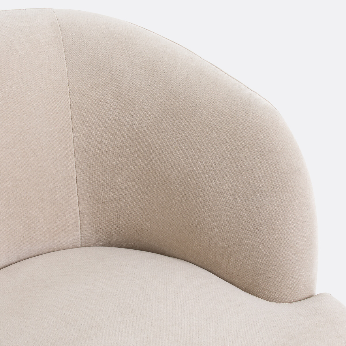 Fauteuil compact rotatif, LINETE beige, LA REDOUTE INTERIEURS