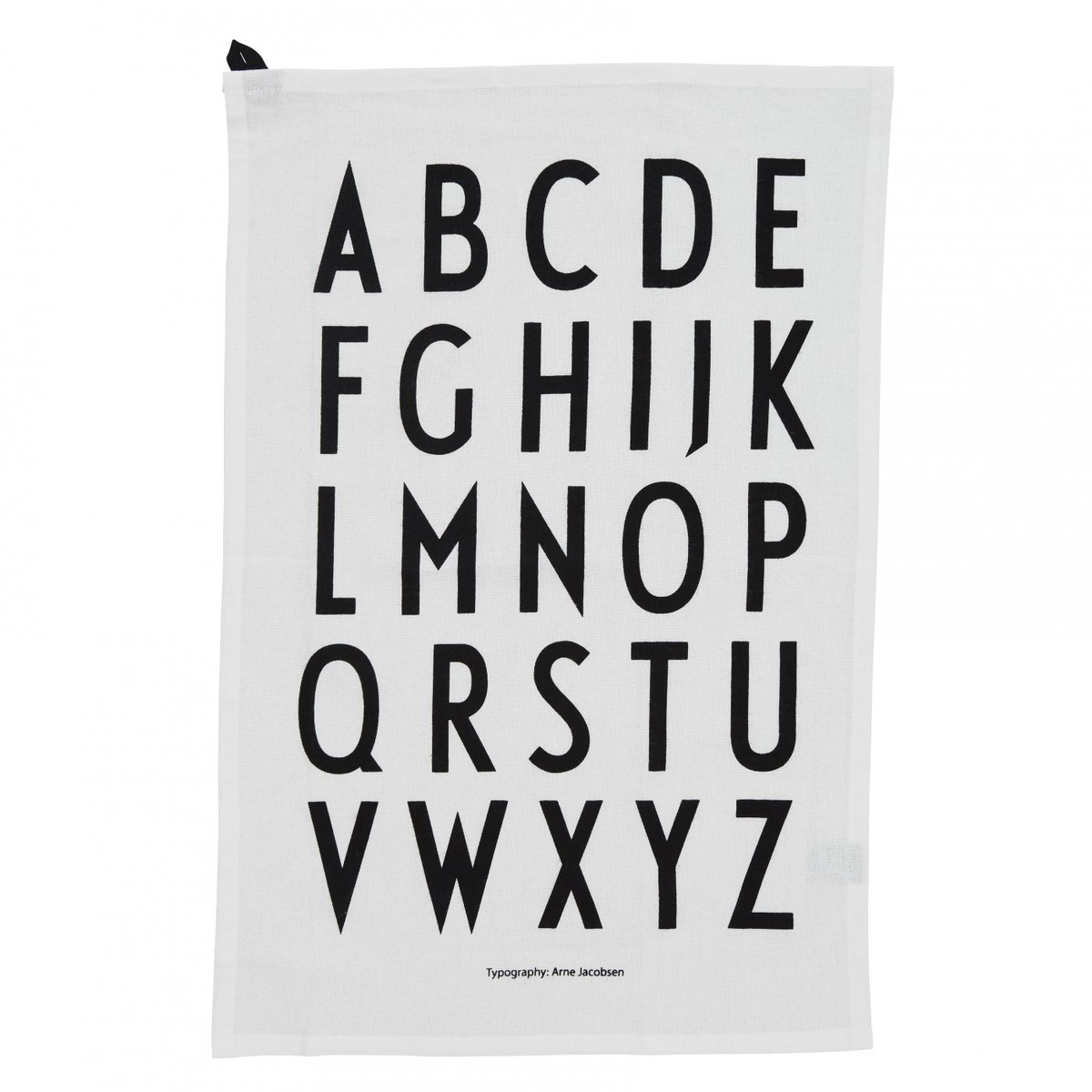 Lot De 2 Torchons Classique A-z blanc, DESIGN LETTERS