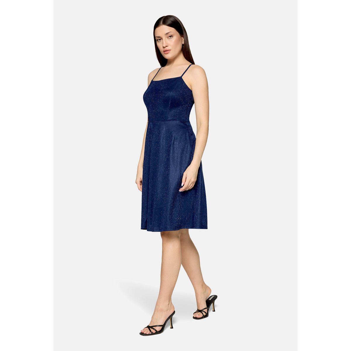 Robe de cocktail à laçage dark blue/black, VERA MONT