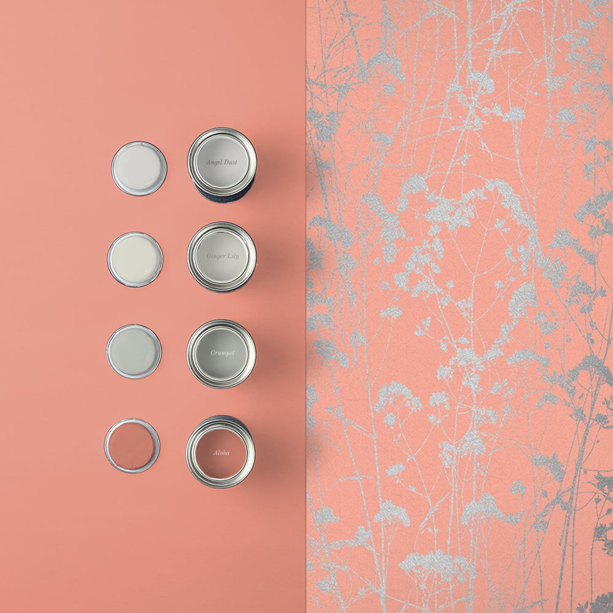 Papier peint Grace rose, GRAHAM ET BROWN