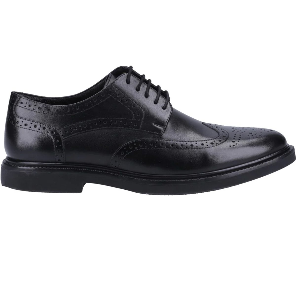 Chaussures brogues KINGSTON noir, HUSH PUPPIES