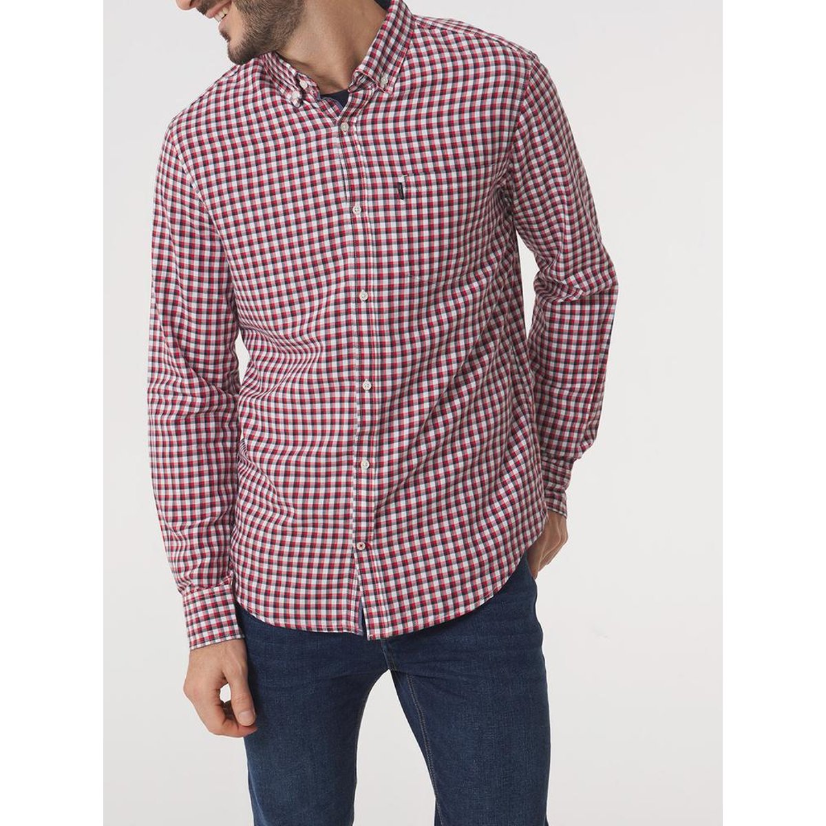 Chemise manches longues PERRICHE14366 lave, TBS