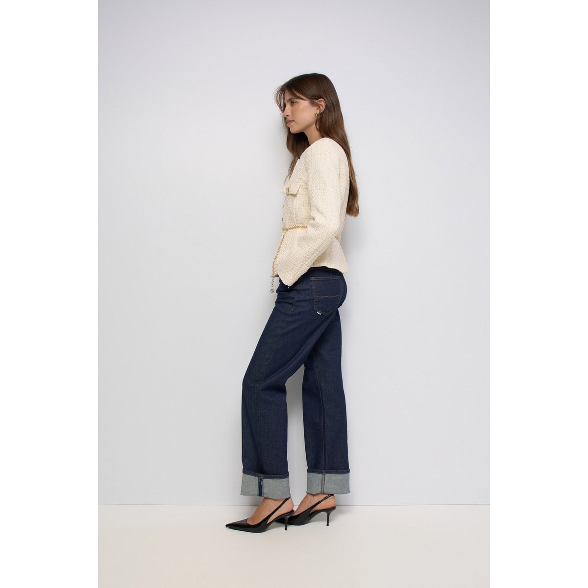 VESTE EN TWEED beige, SALSA JEANS