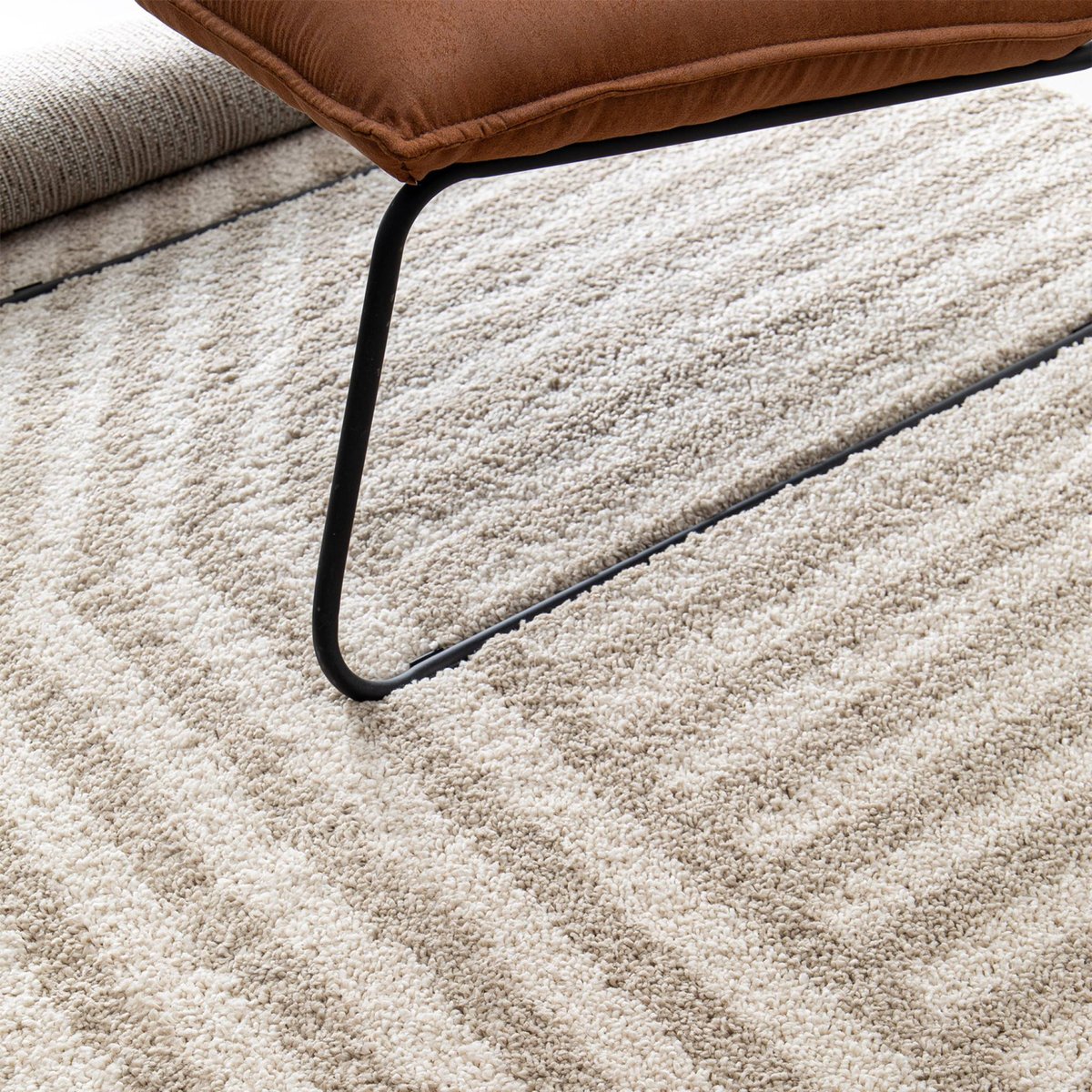 Tapis intérieur rectangulaire contemporain STELLA beige / crème, SWEEEK