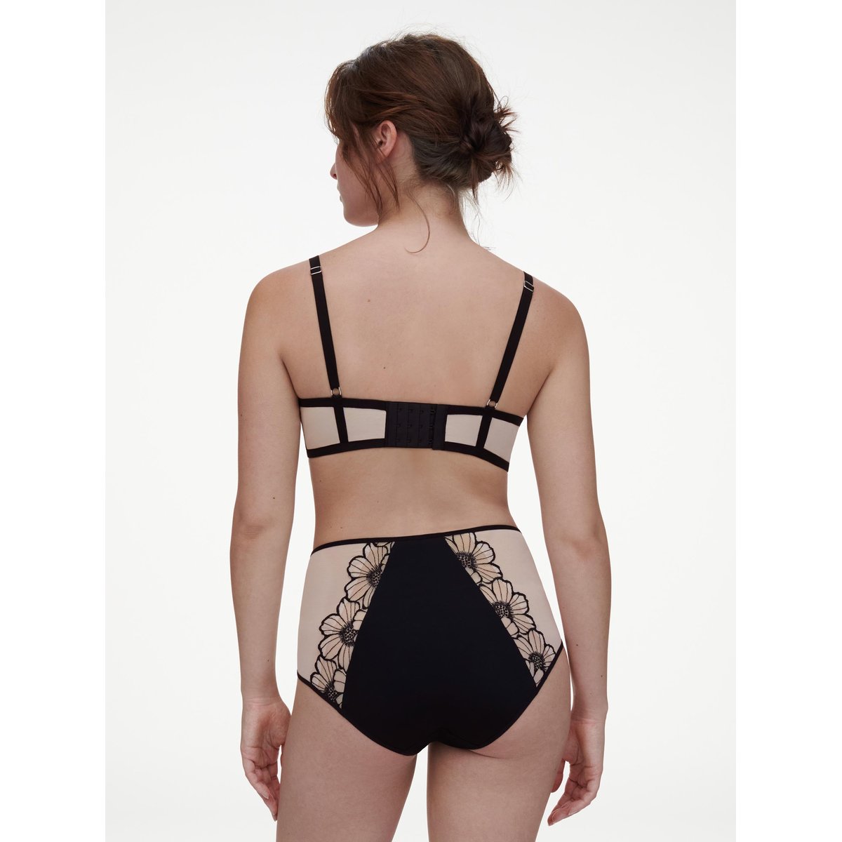 Culotte taille haute LUSH noir / rose pâle, CHANTELLE PULP