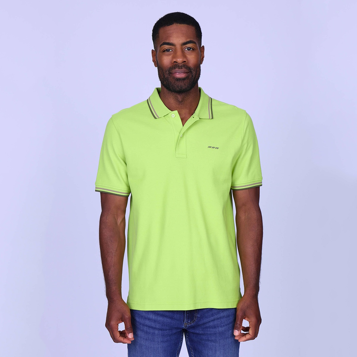 Polo Edison vert acide, MISE AU GREEN
