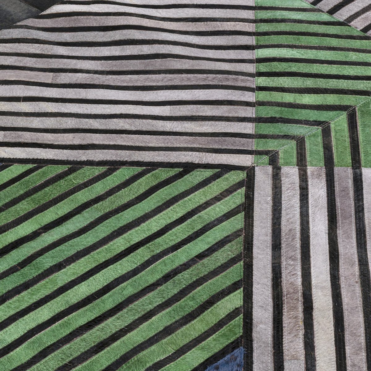 Tapis en cuir, ENTREE multicolore, KARE DESIGN