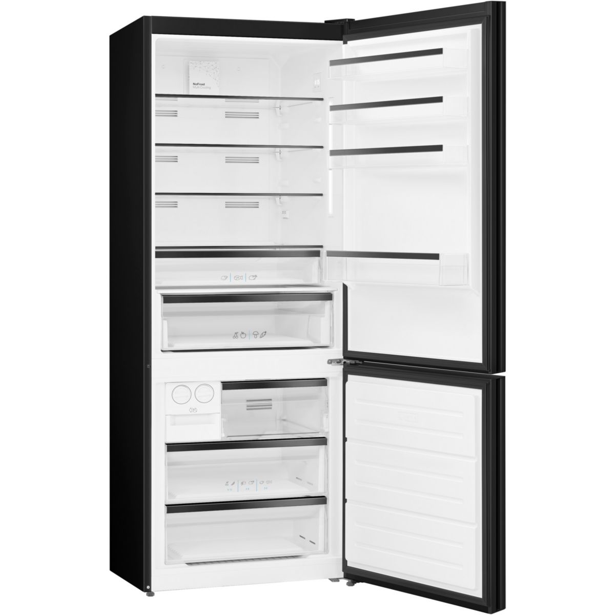 Réfrigérateur combiné FC48BGND couleur unique, SMEG