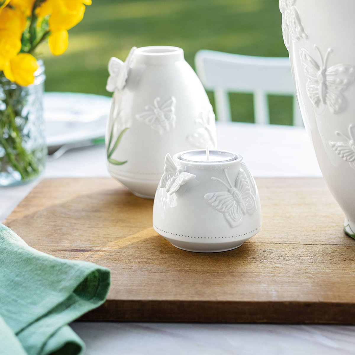 Bougeoir Chauffe-Plat COLOURFUL SPRING vert, VILLEROY & BOCH