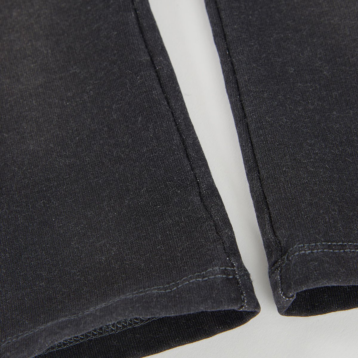Pantalon molleton denim fille noir, BOBOLI