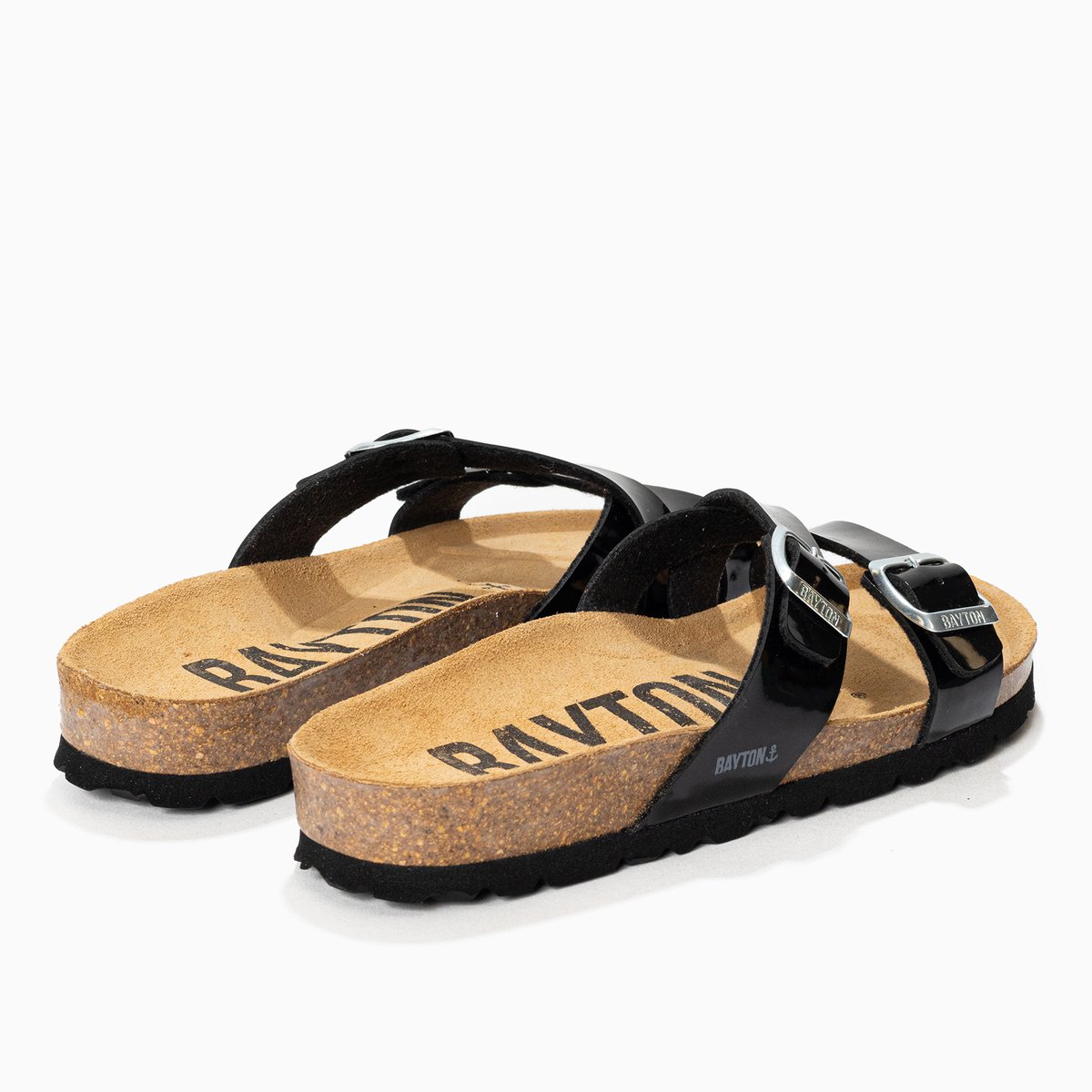 Sandales CLEO noir, BAYTON