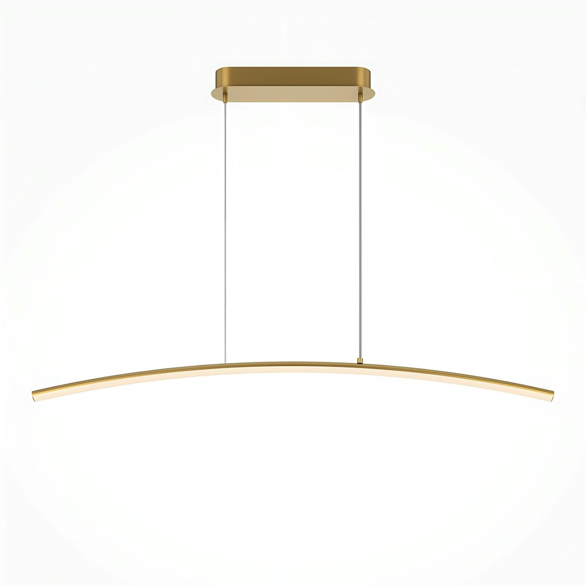 Suspension arc design à LED AVA doré, PIER IMPORT