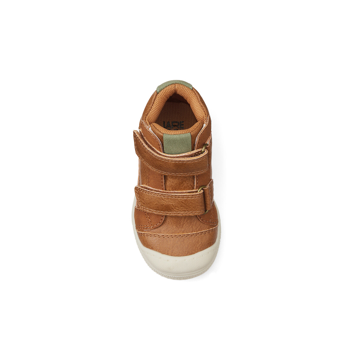 Kids High Top Trainers with Touch 'n' Close Fastening camel, LA REDOUTE COLLECTIONS