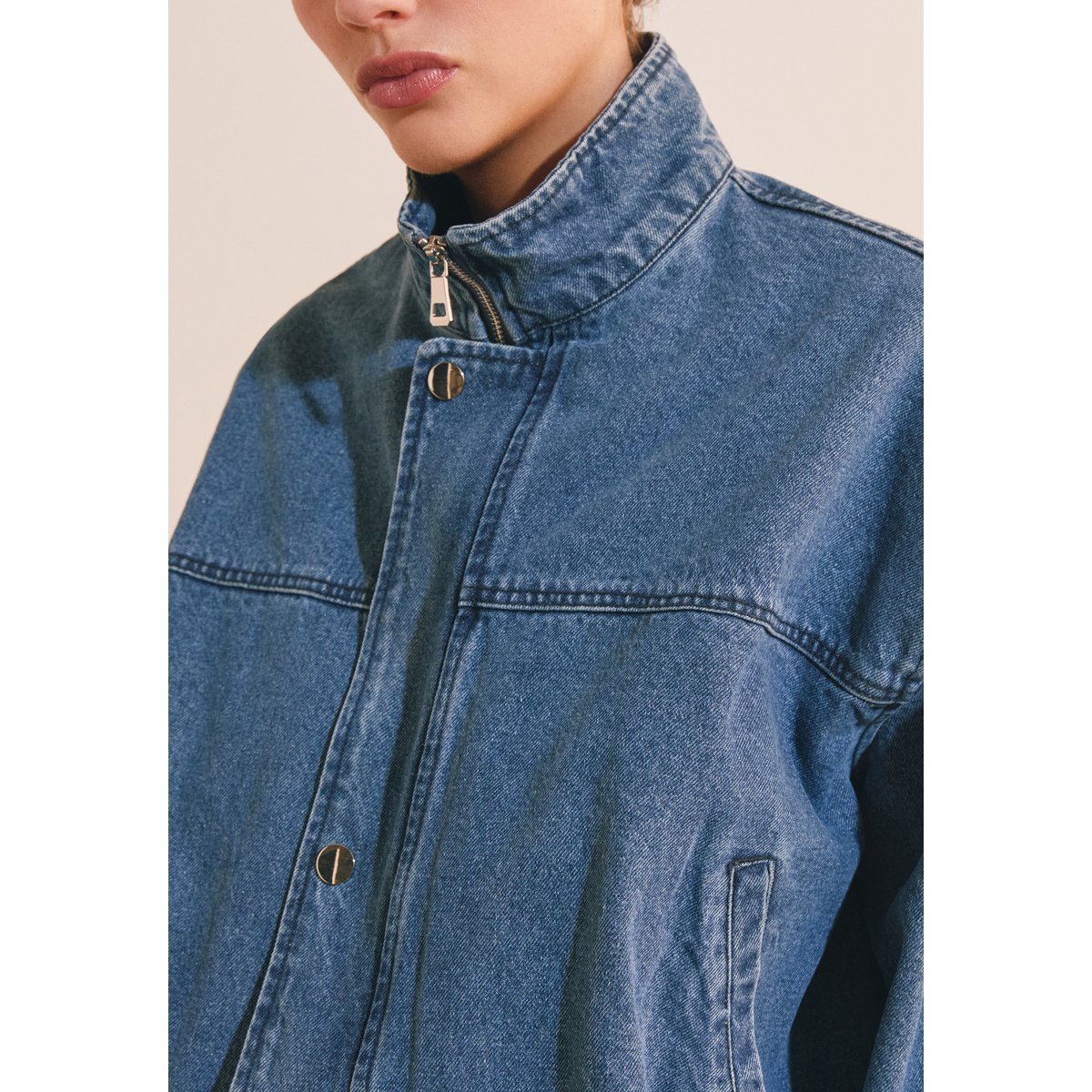 ETAM GROSSE PIECE DONA - BLOUSON bleu royal, ETAM