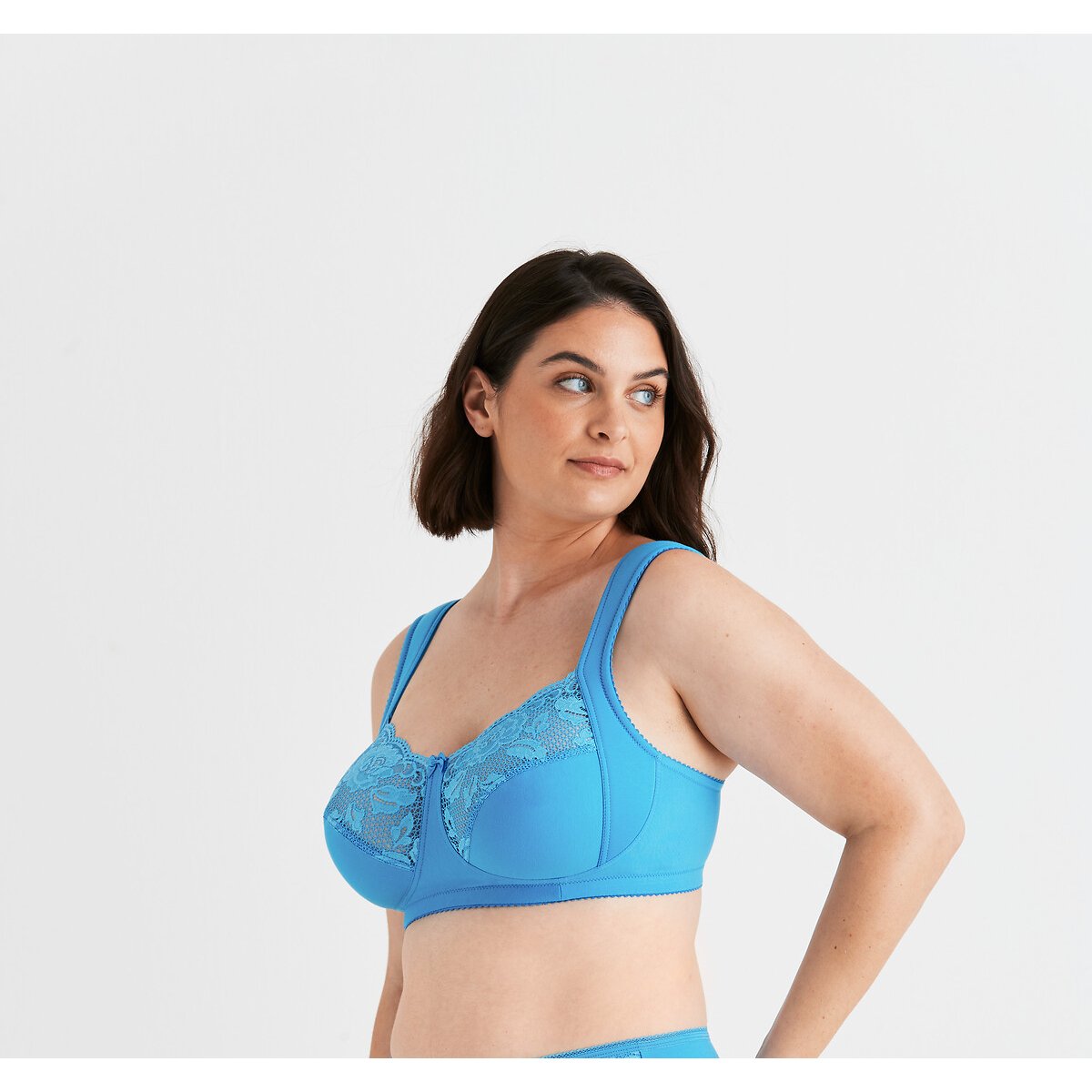 Soutien-gorge sans armatures Lovely Lace bleu aqua, MISS MARY OF SWEDEN
