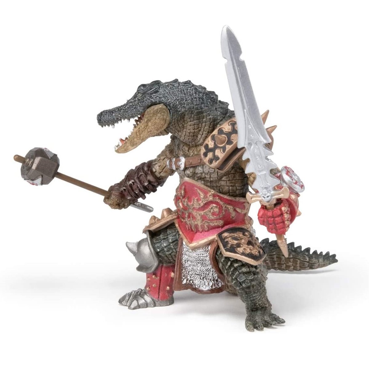 Figurine Mutant crocodile marron, PAPO