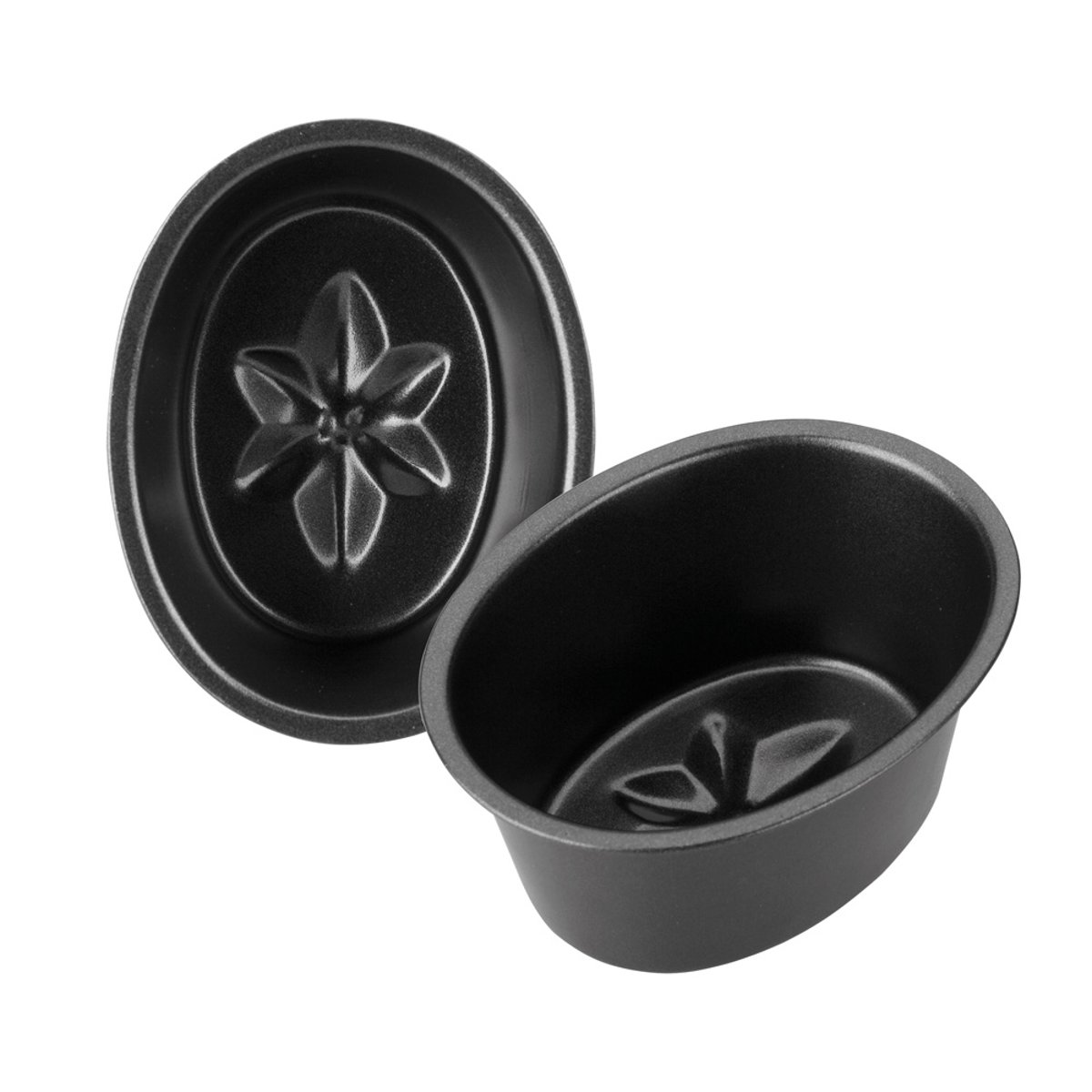 Lot de 2 moules aspic 8 cm noir, IBILI