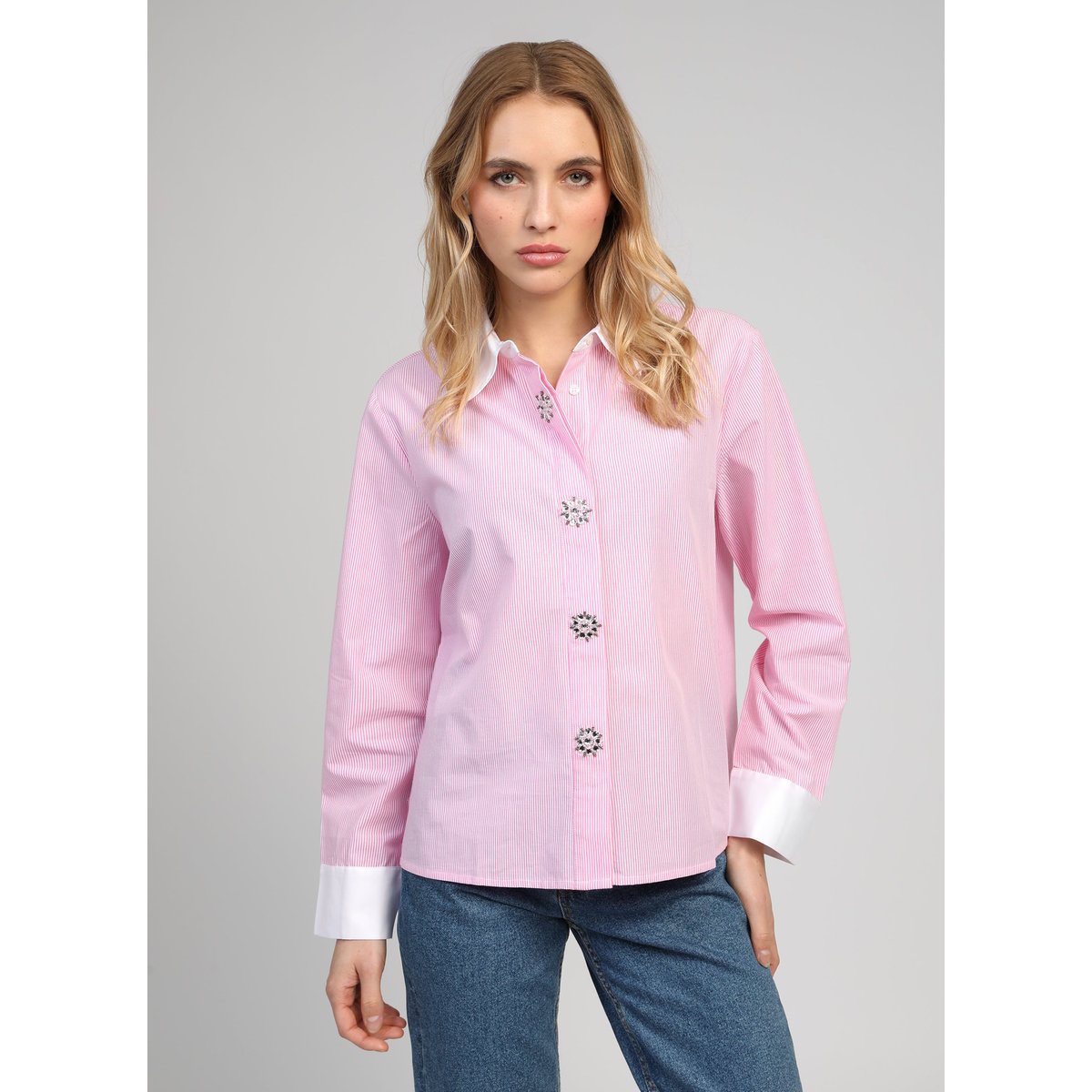 Chemise SYLANA rose, AN'GE