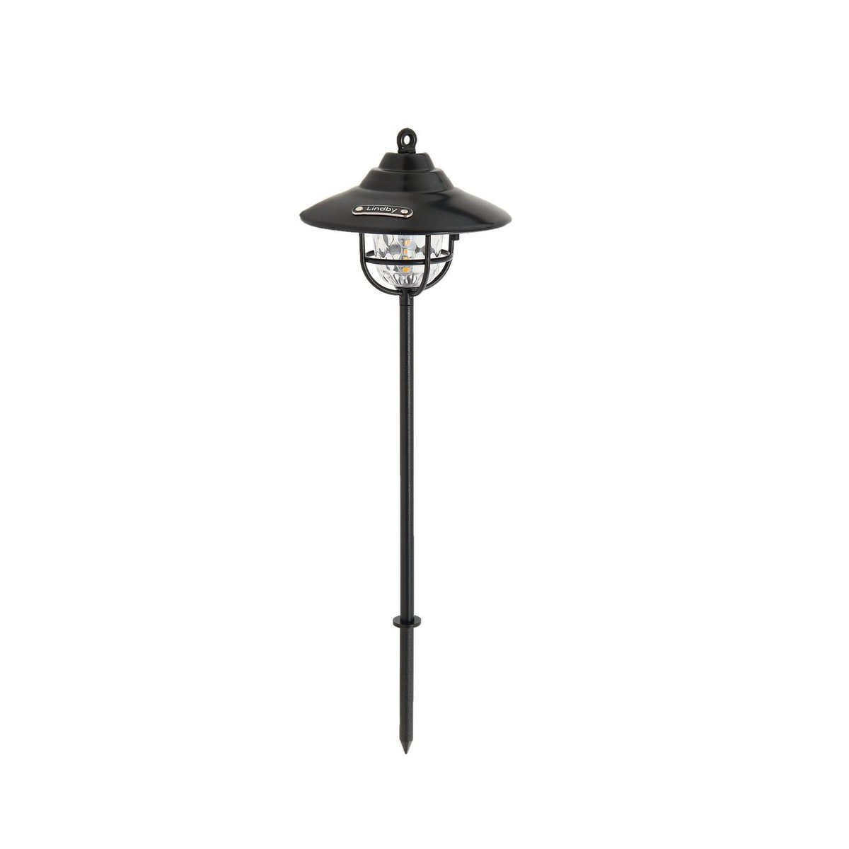 Luminaire extérieur en aluminium moderneLED noir, transparent, LINDBY