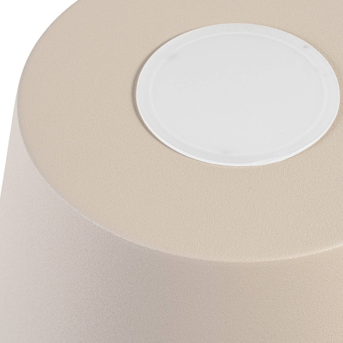 Applique en métal moderne, Silka beige, LUCANDE