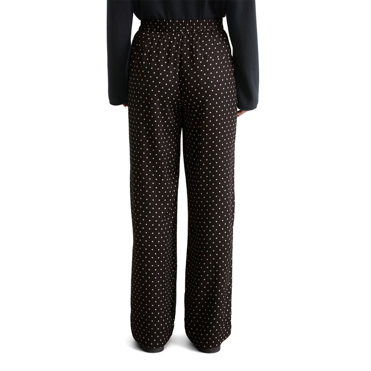 Pantalon large avec taille élastique en LENZING™ ECOVERO™ combo, MARC O'POLO