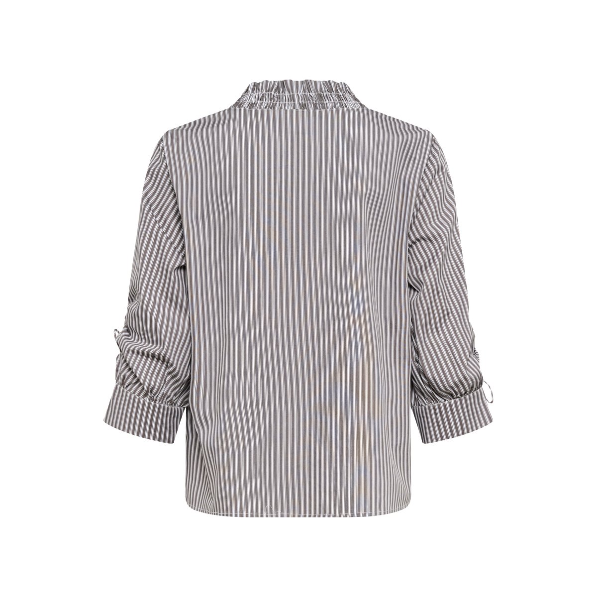 Chemise à manches longues gris/blanc rayures, KAFFE