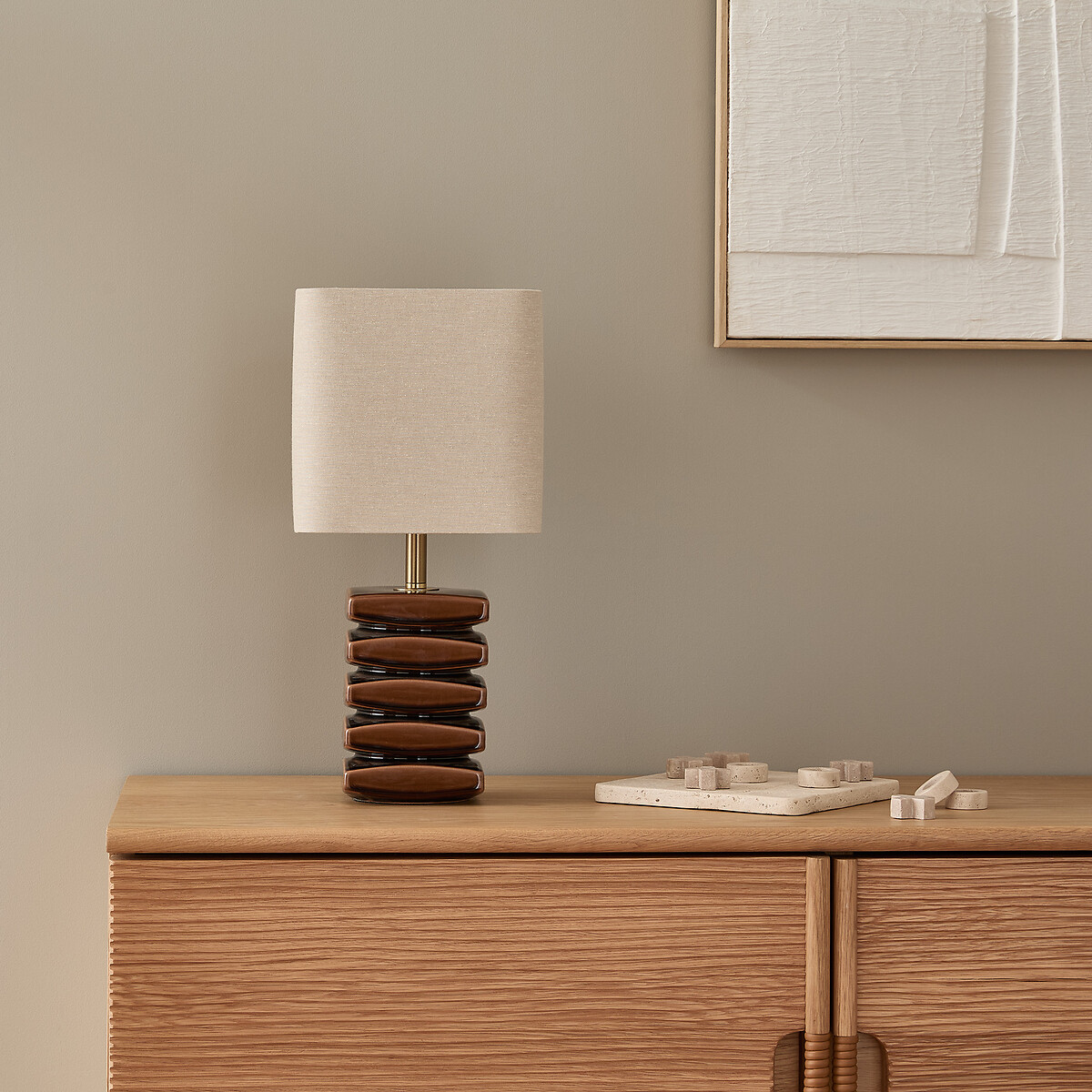 Lampe en céramique, PIETTATO brun, AM.PM