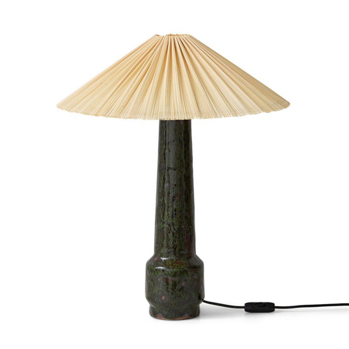 Abat-jour de lampe bambou Ivory crème, HKLIVING