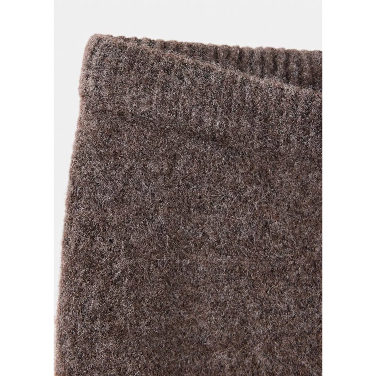 Pantalon maille coton lin marron, MANGO BABY