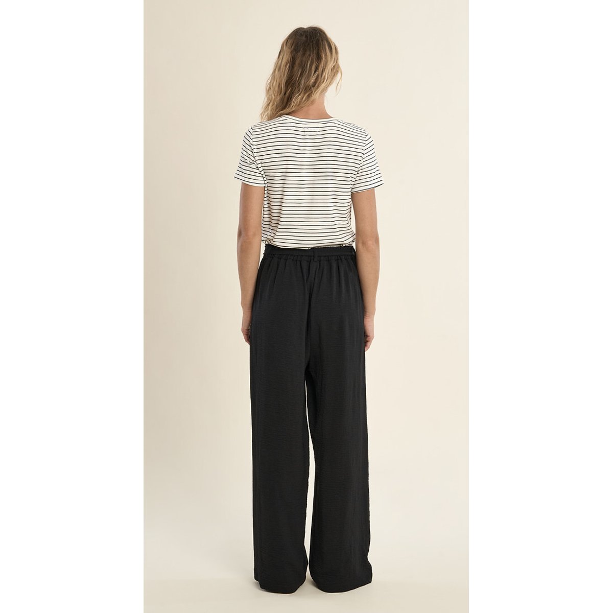 Belted Loose Fit Trousers black, MOLLY BRACKEN