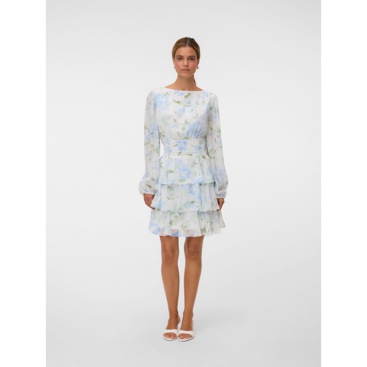 Robe À Volants snow white, VERO MODA