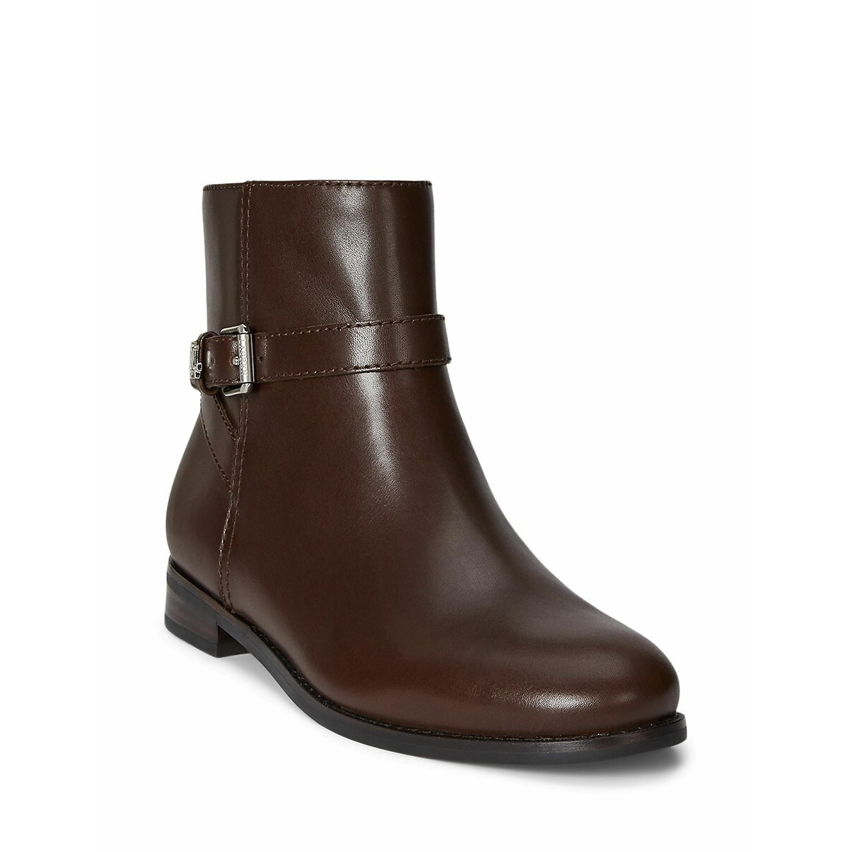 Brooke Ankle Boots in Smooth Leather chocolate, LAUREN RALPH LAUREN